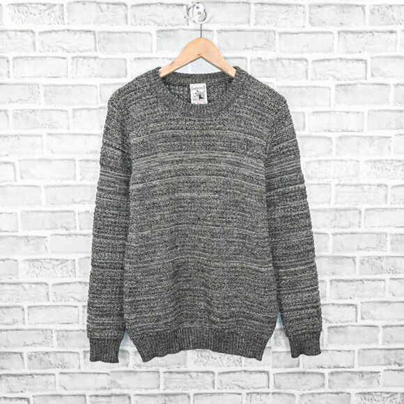 S.N.S. Herning Men's Fisherman Crew Grey white noise remix - Picture 1 of 8